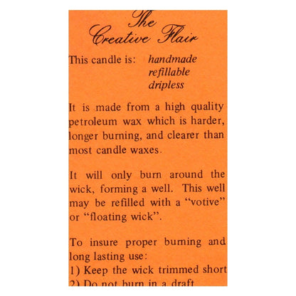 Vintage Candles by Barb The Creative Flair Candles Business Card CA SF3-B1