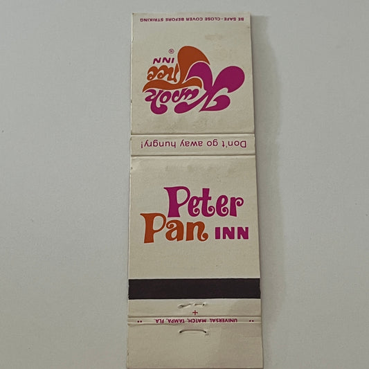 Peter Pan Inn Urbana MD, Kapok Tree Inn Clearwater FL Matchbook Cover TB6-MB2-3