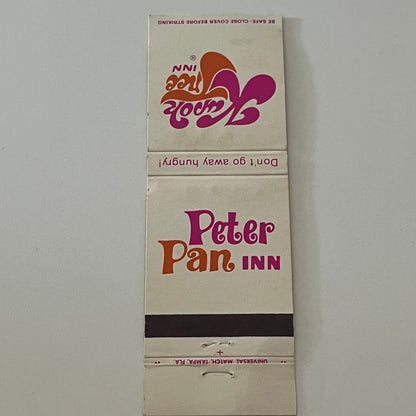 Peter Pan Inn Urbana MD, Kapok Tree Inn Clearwater FL Matchbook Cover MB59-2