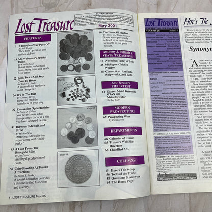 2001 May - Lost Treasure Magazine - Treasure Hunting Gold Prospecting M14