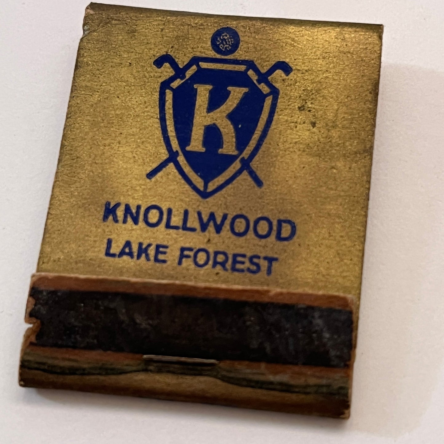 Knollwood Golf Club Lake Forest Vintage Matchbook Cover TB8-MB3-9