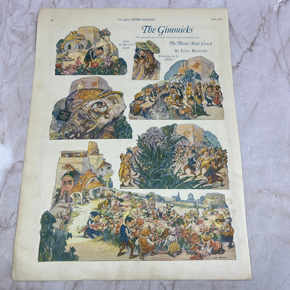 The Gimmicks Thistle-Thistle Crack Cartoon Lou Rogers 1924 Magazine Ad FL6-11