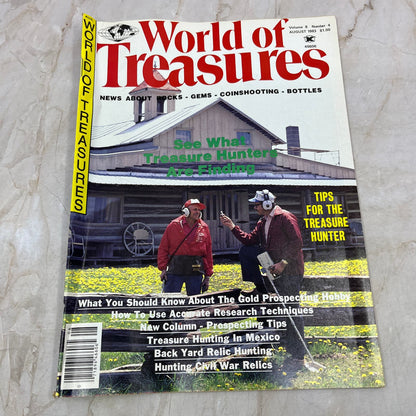 1983 Aug - ICD World of Treasures Magazine - Treasure Hunting Gold Rocks M16