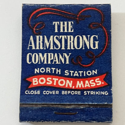 The Armstrong Company North Station Boston War Bonds Matchbook Cover TB6-MB1-3