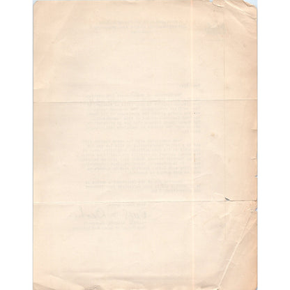 1930s Pennsylvania Department and Labor Harrisburg Letterhead Memo D21