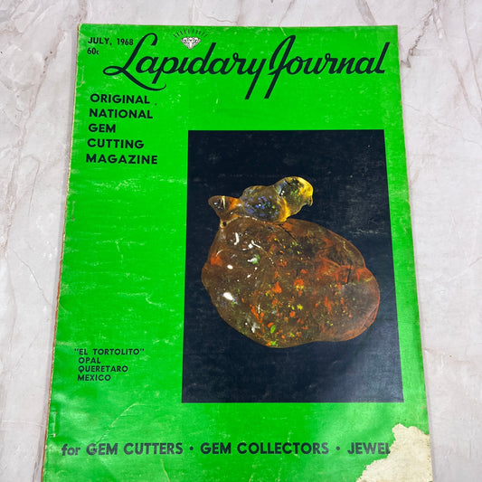 El Tortolito Opal Queretaro Mexico - Lapidary Journal Magazine - Jul 1968 M26