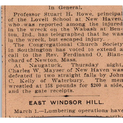 The Plimpton Co. Printing Engraving Pearl St Hartford 1901 Newspaper Ad AD8-HS6