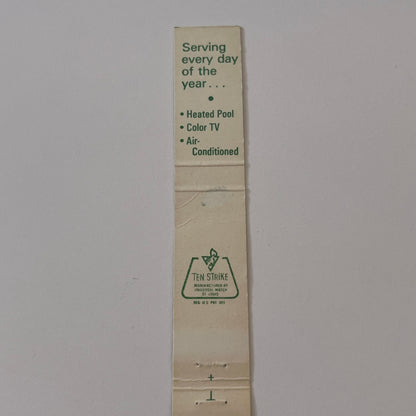 Doherty Motor Hotel Clare MI Vintage Matchbook TB6-MB2-9