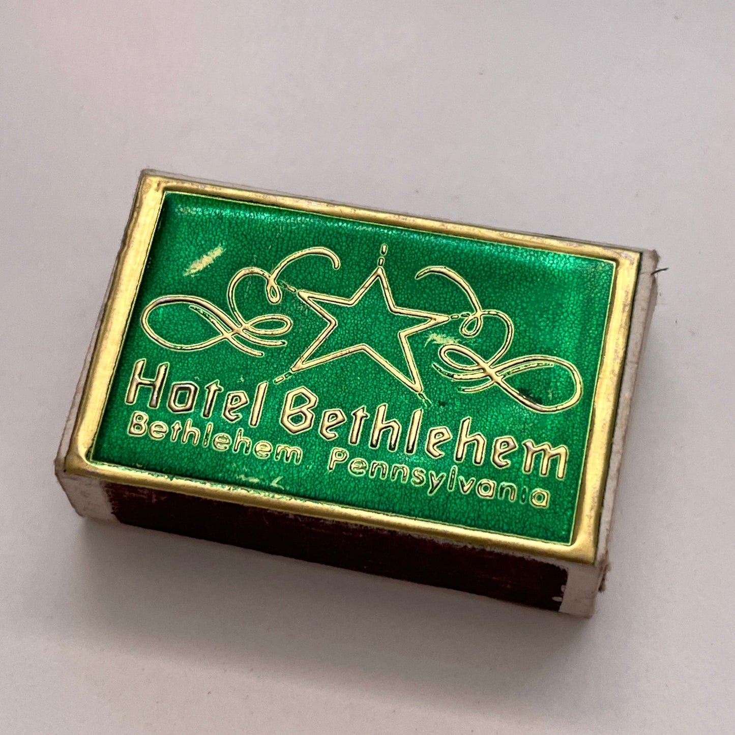 Hotel Bethlehem Pennsylvania Vintage Matchbox TB6-MB3