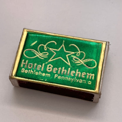 Hotel Bethlehem Pennsylvania Vintage Matchbox TB6-MB3