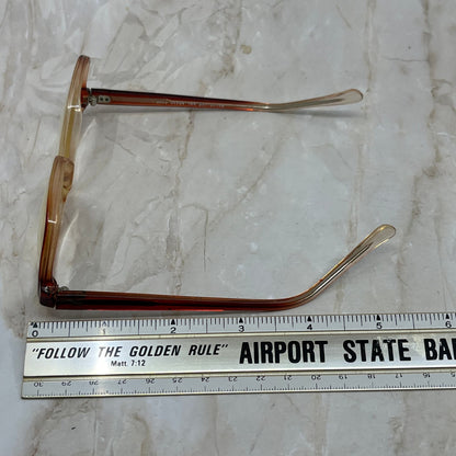 Vintage Oversize Plastic Frame Mainstreet Brown Fade 126 Eyeglasses TD5G1-3