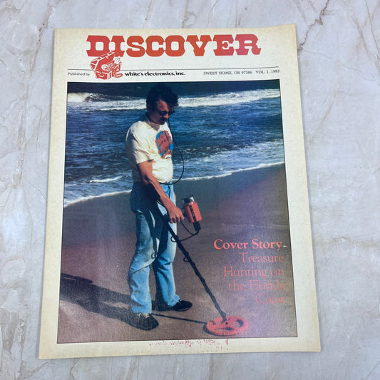 1983 Vol I White's Electronics Discover Newsletter Metal Detectors M19