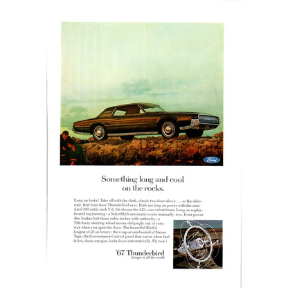 1967 Ford Thunderbird SelectShift Automobile Car - Vintage Magazine Ad D20