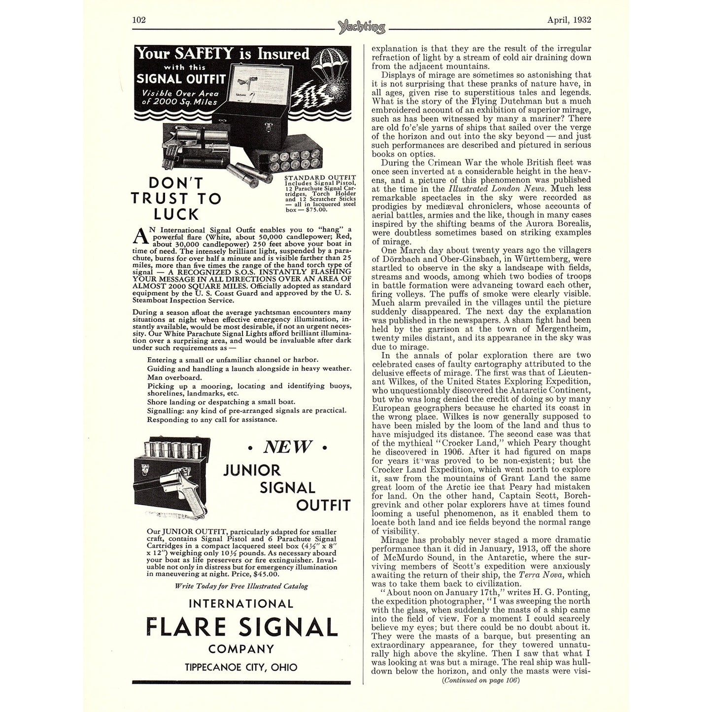 Herreshoff Mfg Co 23' Knockabout Yacht Bristol Rhode Island 1932 Ad V1-4