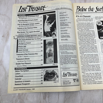 1988 Oct - Lost Treasure Magazine - Treasure Hunting Gold Prospecting M15
