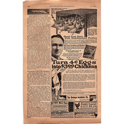 Sloan's N&B Liniment Dr. Earl S. Sloan NY 1920 Ad V1-3