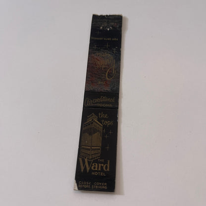 The Plantation Grill Ward Hotel Fort Smith Arkansas Vintage Matchbook TB6-MB2-9