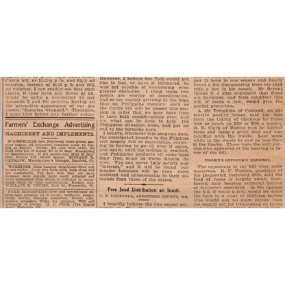 Stoddard Mfg Co Gasoline Engine Rutland VT 1905 Magazine Ad AF1-NEH