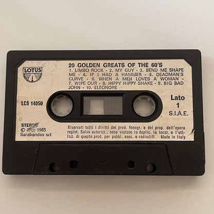 20 Golden Greats of the 60s Cassette Tape TB6-OT2