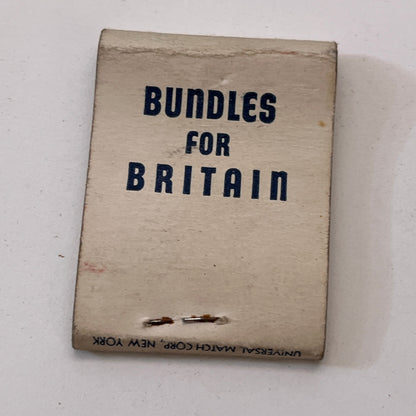 Bundles for Britain Vintage Matchbook Cover TB8-MB3-7