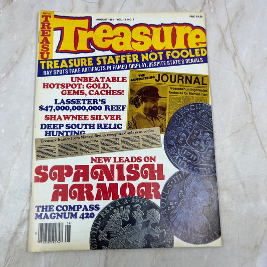 1981 Aug - Treasure Magazine - Treasure Hunting Metal Detecting Gold Coins M10