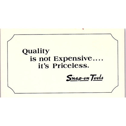 Snap-On Tools Cody Allen Houston Vintage Business Card SD9-B4