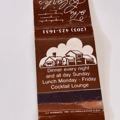 The Clark's Restaurant Willimantic CT Vintage Matchbook Cover TB6-MB1-11