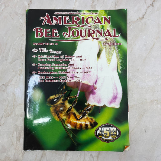 2010 Oct - American Bee Journal Magazine - Bees Beekeeping Honey M9