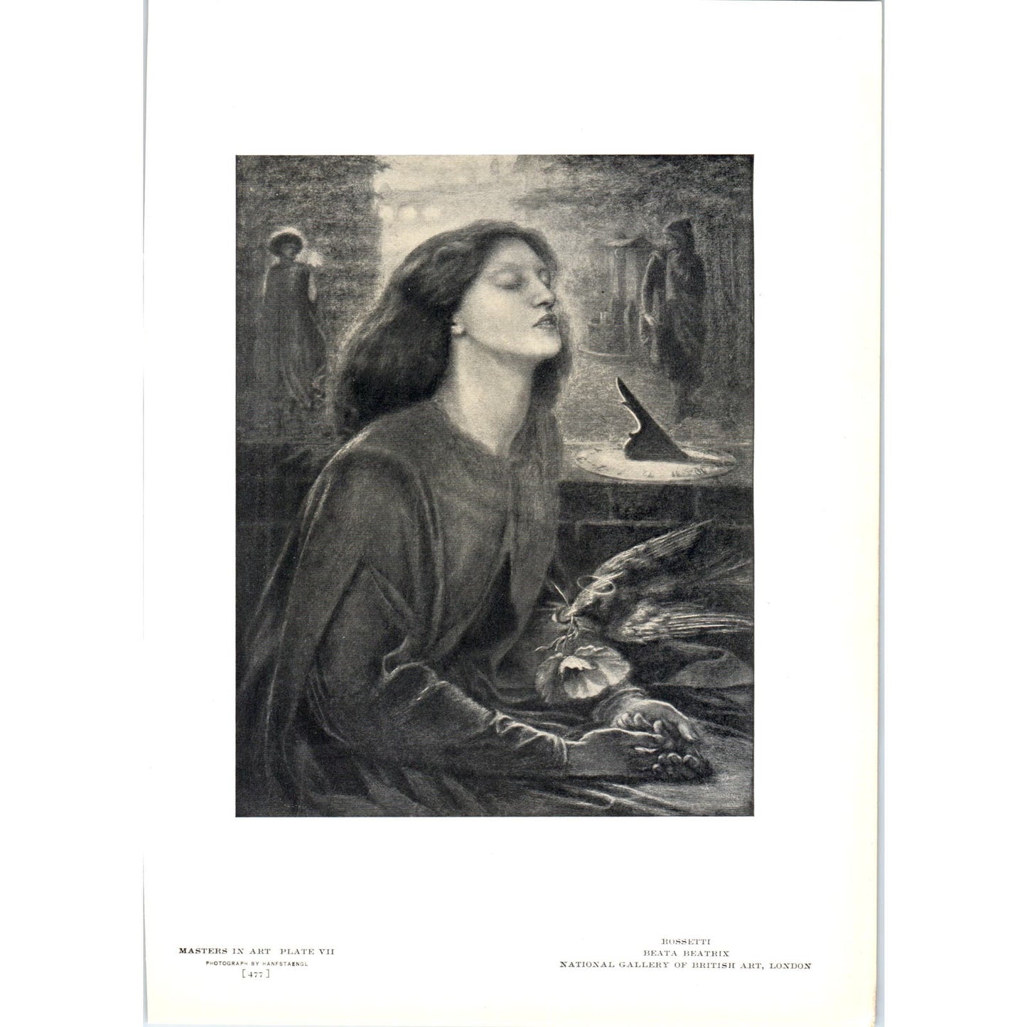 Beata Beatrix - Rossetti c1905 Art Print D13