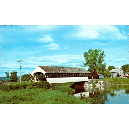 Groveton Ammonoosuc River Covered Bridge Postcard PC4