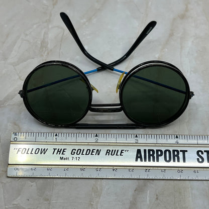 Vintage Round Flip Up Sunglasses Eyeglasses Frames TD5G4-10