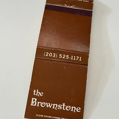The Brownstone 190 Trumbull St Hartford CT Vintage Matchbook Cover TB6-MB1-8