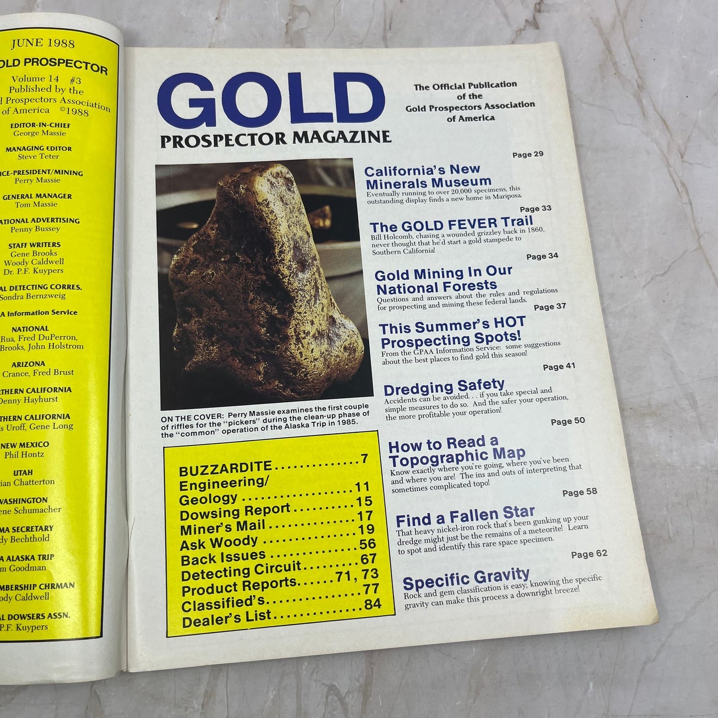 1988 Jun - Gold Prospector Treasure Hunting Magazine Dredging Safety M20