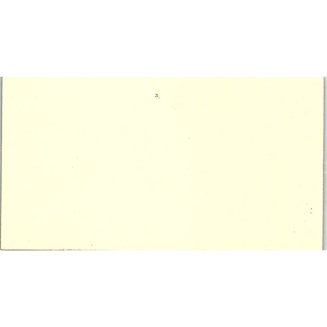 JV Service CR Miller Santa Ana Vintage Business Card SSB4-B12