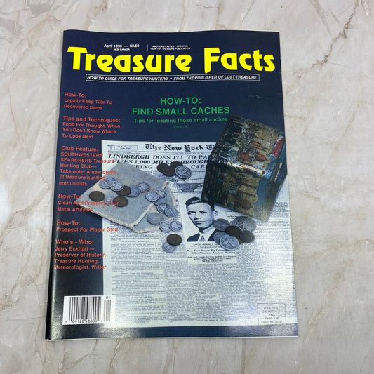 1996 April - Treasure Facts Magazine - Treasure Hunting Gold Metal Detecting M17