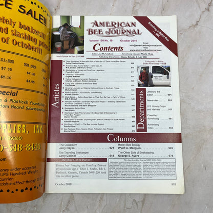 2010 Oct - American Bee Journal Magazine - Bees Beekeeping Honey M9