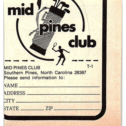 Buster Brown Junior Tennis Camp Asheville NC 1977 Ad AF3-Q3