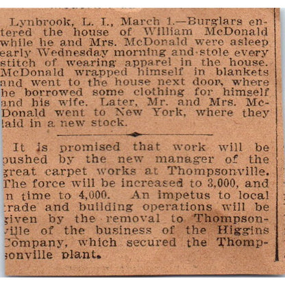 E. Tucker's Sons Blotting Paper Hartford 1901 Newspaper Ad AD8-HS1