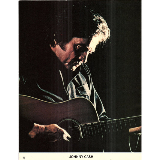 Johnny Cash Photo Portrait Headshot 1977 Photo Print AF3-7