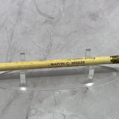 Marvin C Hessler Mutual Auto Ins Sheboygan WI Vintage Advertising Pencil SC1-P