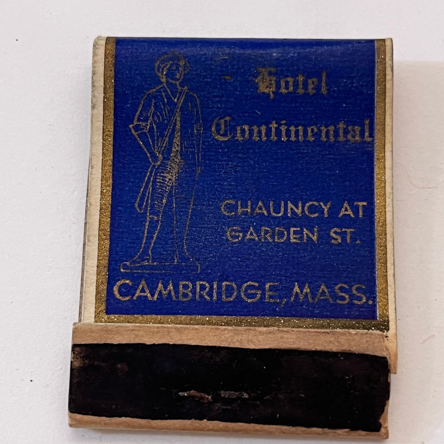 Hotel Continental Cambridge MA Piccadilly Tap Vintage Matchbook Cover TB8-MB3-10