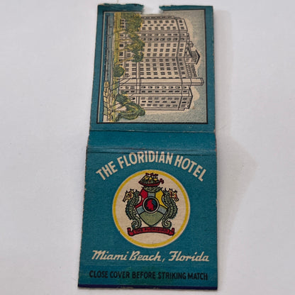The Floridian Hotel Miami Beach Florida Vintage Matchbook Cover TB8-MB-13