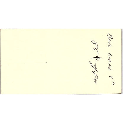 Wm J Powers Masonry Contractor Paramount CA Vintage Business Card SD9-B3