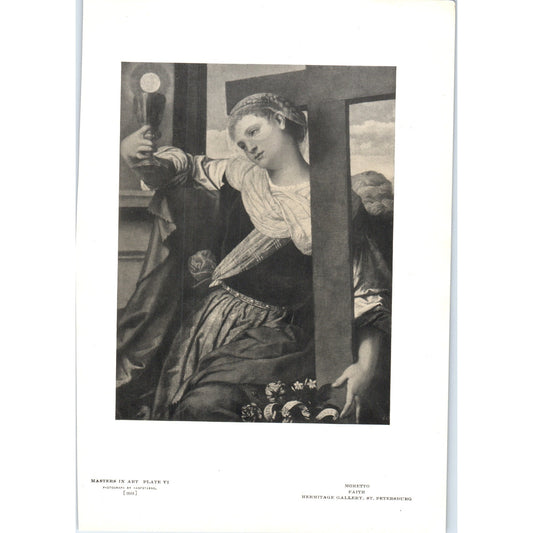 Faith - Moretto 1908 Victorian Art Print AB8-MA11