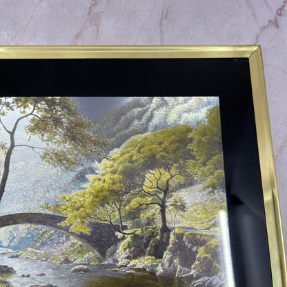 Vintage Chromatic Framed Art Print Sunlit Shallows Made in USA 8x10" TF4