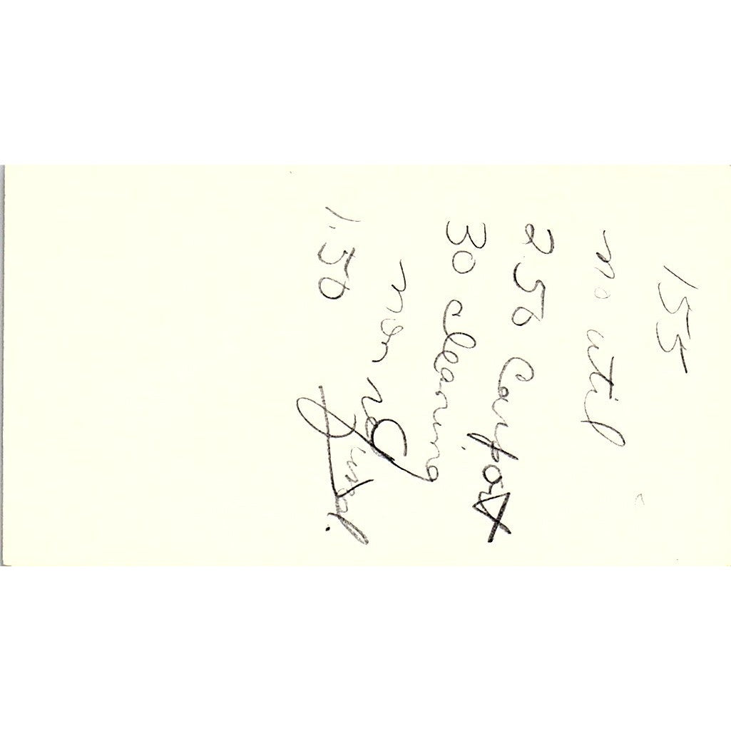 Lakewood Manor Apartments Jane Bartscht Lakewood CA Vtg Business Card SE3-B15