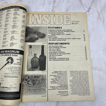 1983 April - Treasure Magazine - Treasure Hunting Metal Detecting Gold Coins M10