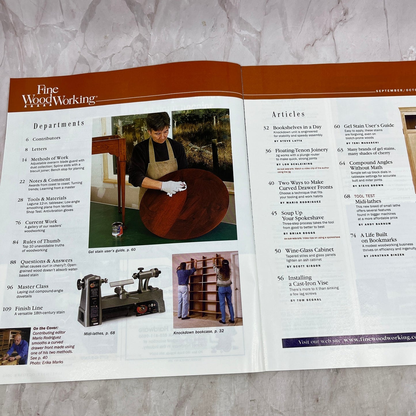 Shaping & Joining Curved Drawers - Oct 2002 No 158 Fine Woodworking Magazine M34