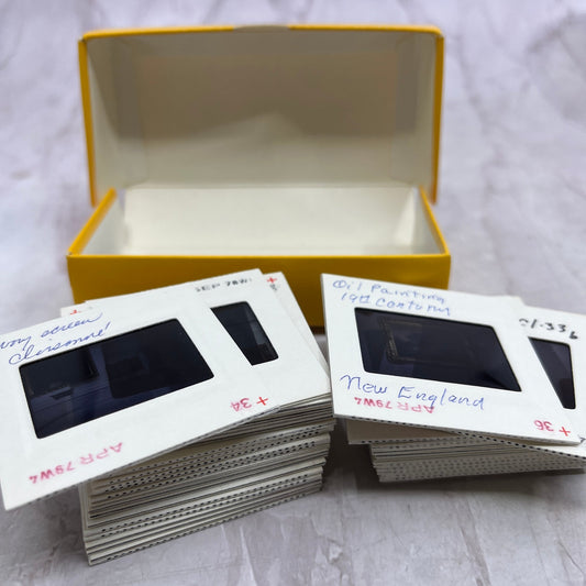 1979 Huge Lot of Slides Showing Various Antiques and Cloisonne Pottery TJ5