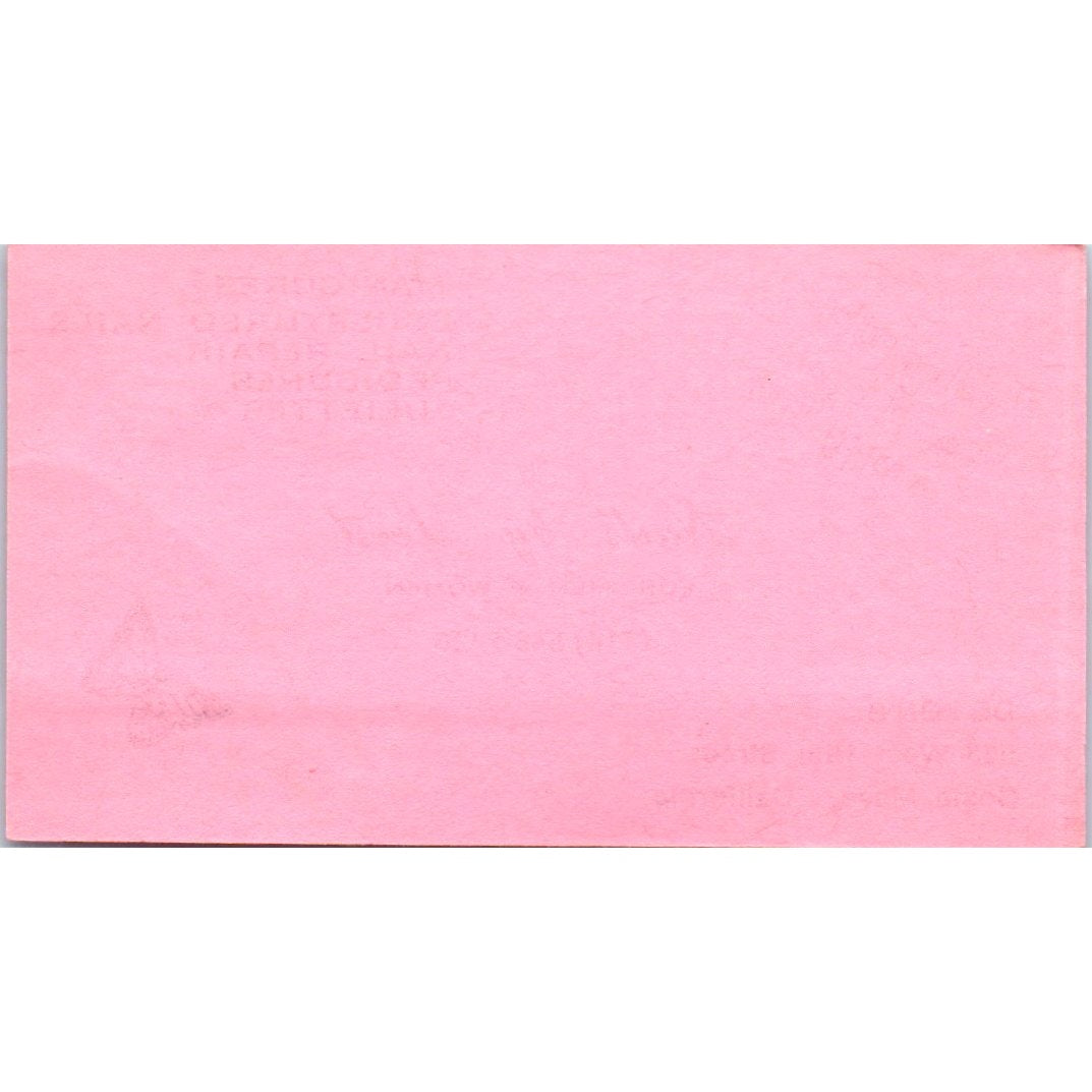 De Lon's Nails by Leesh Costa Mesa CA Vintage Business Card SD8-B10